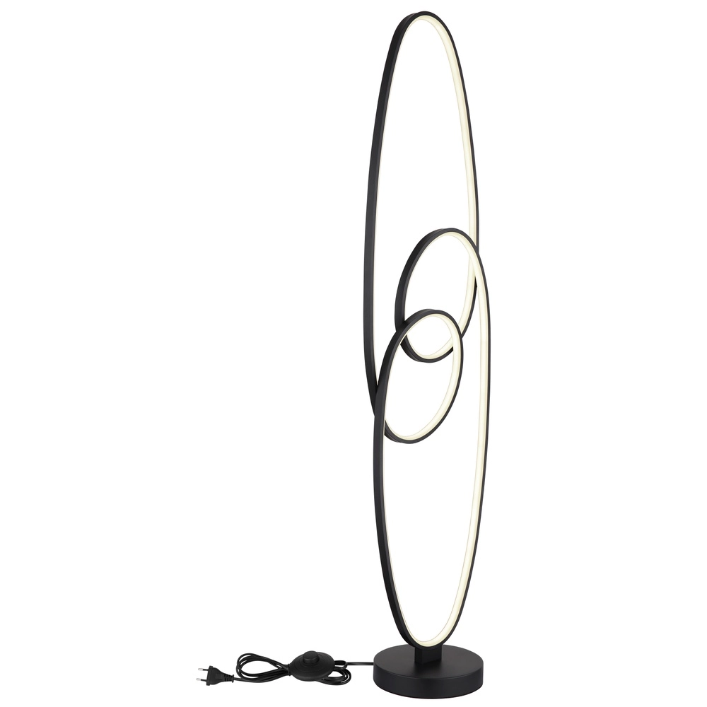 Design-Stehlampe Spira Schwarz Globo 9007371453252