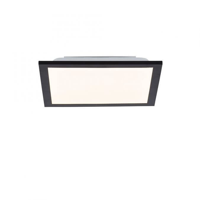 LED-Deckenleuchte Flat 30 x 30 cm schwarz