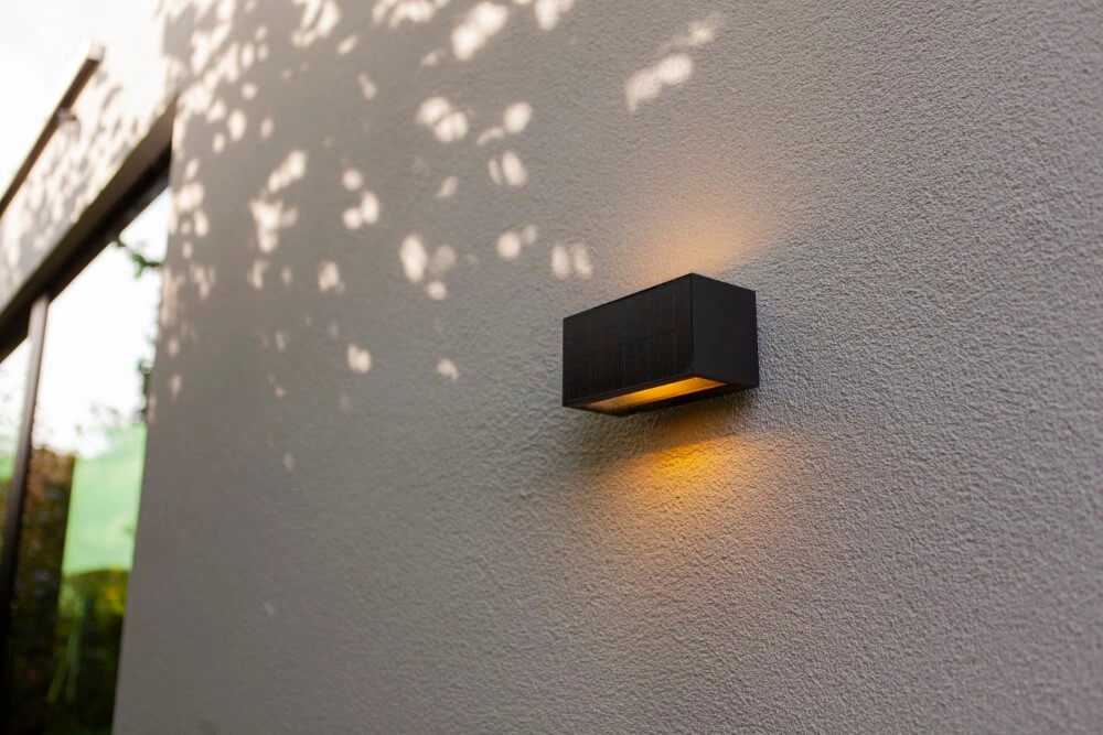 Solar wall lamp Inka anthracite Lutec 6939412015651
