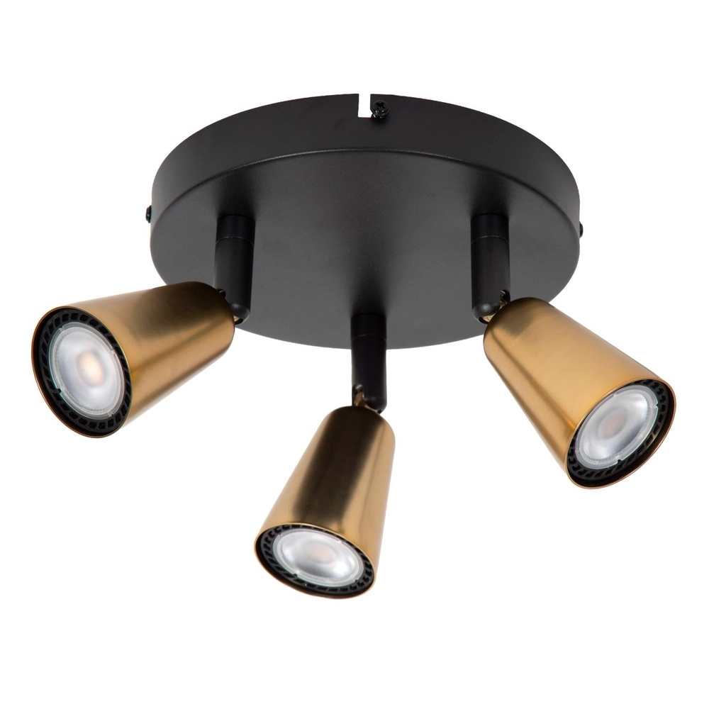 Deckenscheinwerfer Tiana 3-Licht Champagner
