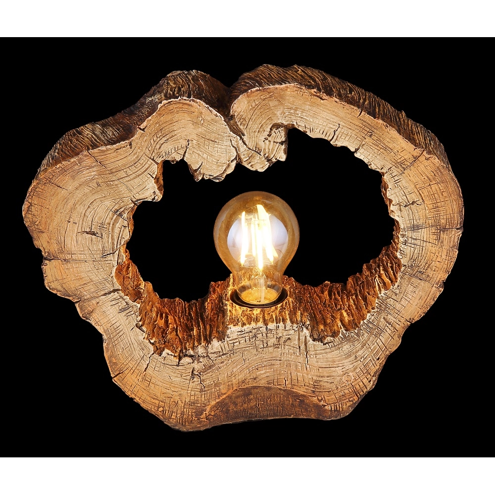 Einzigartige Tischlampe Vinzenz Holz Globo 9007371426706