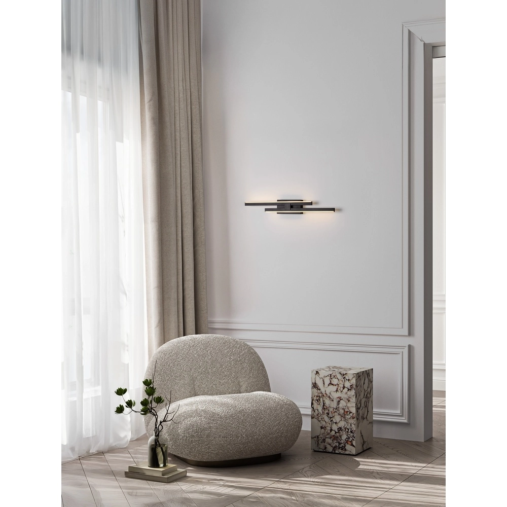 Design-Wandleuchte Amica schwarz Lyora 5212017468581