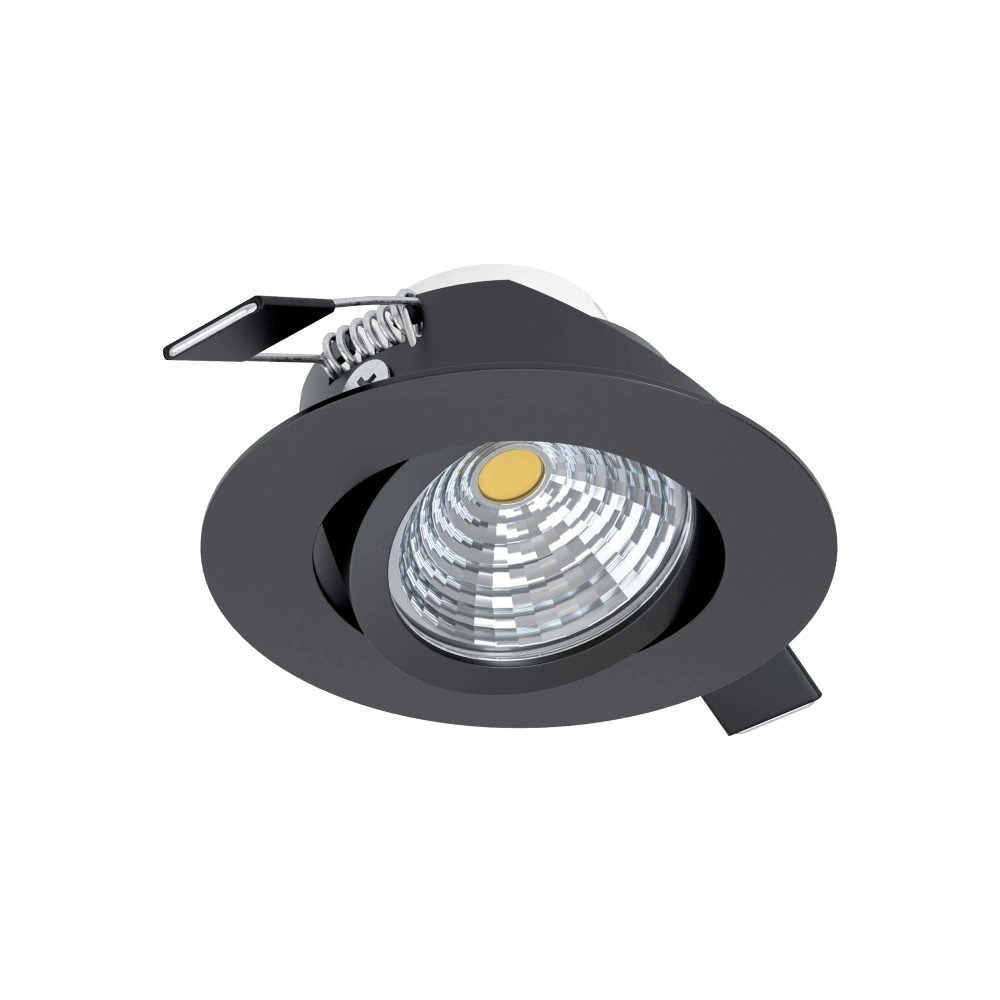Einstellbarer LED-Spot Saliceto Runde - 6W - 2700k schwarz