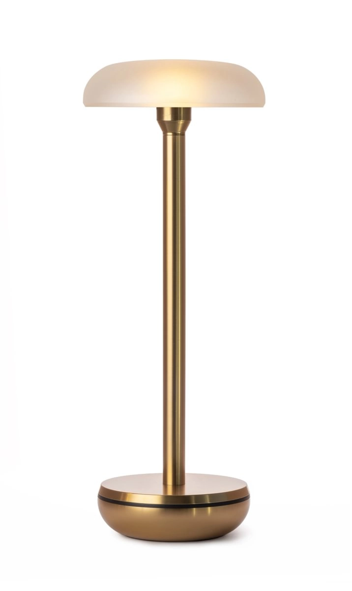 Air Gold - Frosted Wiederaufladbare Tischlampe