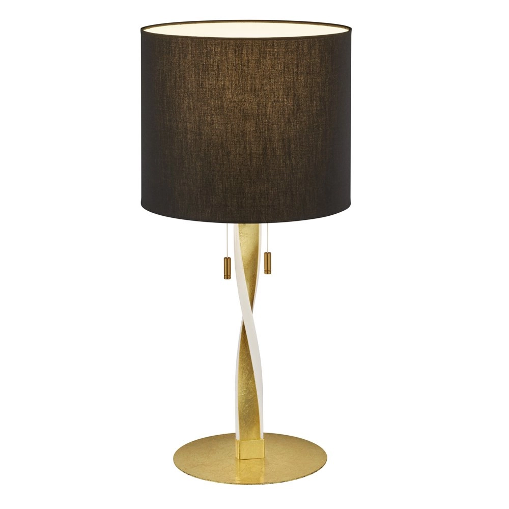 Tischlampe Nandor 62cm Gold Trio 4017807380460