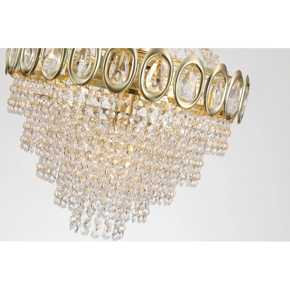 Kronleuchter Louis gold Ø 40cm Searchlight 5053423274607