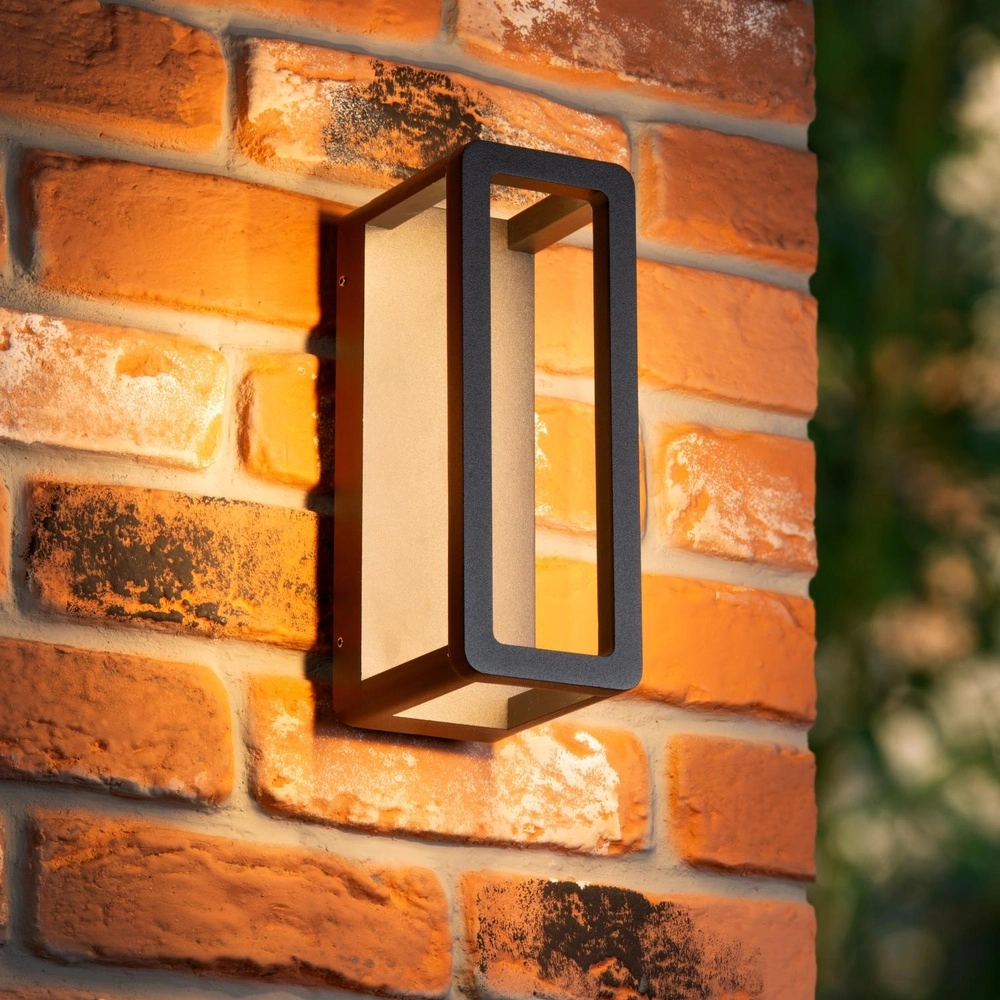 Einzigartige Wandlampe Narvik Schwarz Lucide 5411212152022