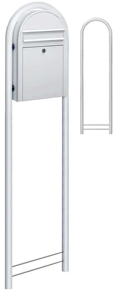 Briefkasten Classic S 9016 Weiß Bobi 6417237039071