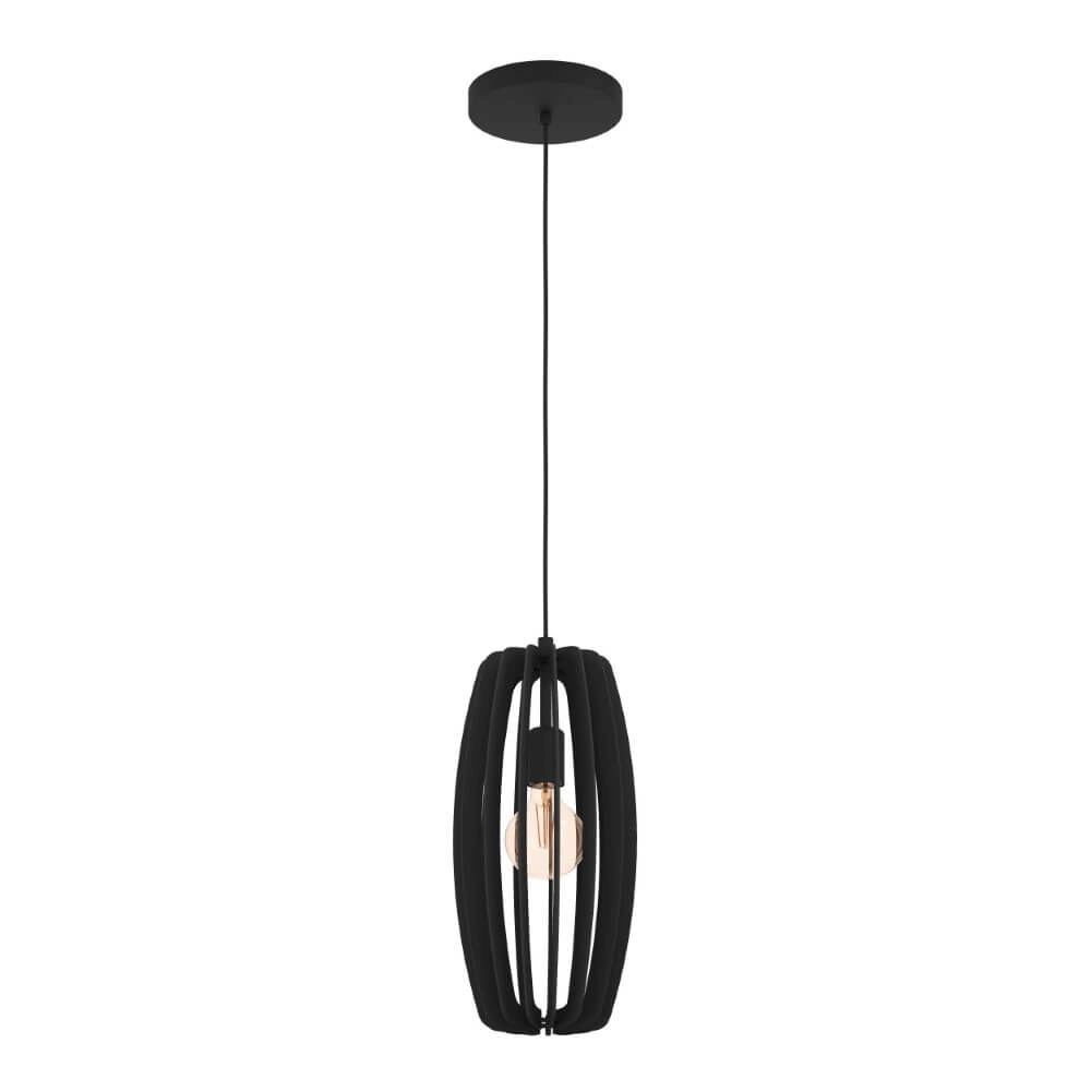 Schwarze Hängelampe Bajazzara Ø 26cm Eglo 9008606244348