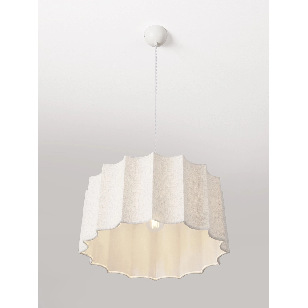 Design-Pendellampe Alve weiße Ø 45 cm Lyora 5212017493644