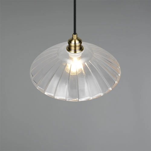 Klassische Pendellampe Eluna Alte Messingbläser Trio 4017807682465