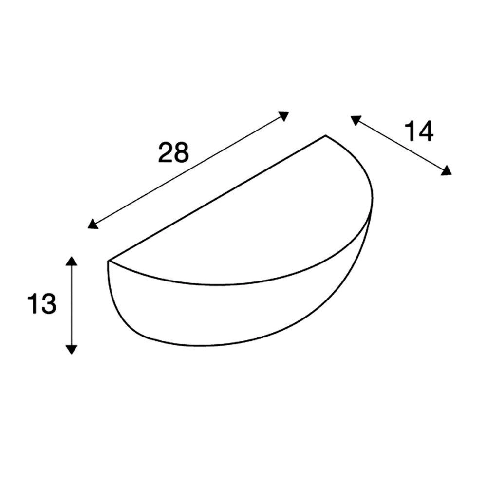 Wandleuchte GL 101 E14 modern SLV 4024163093521