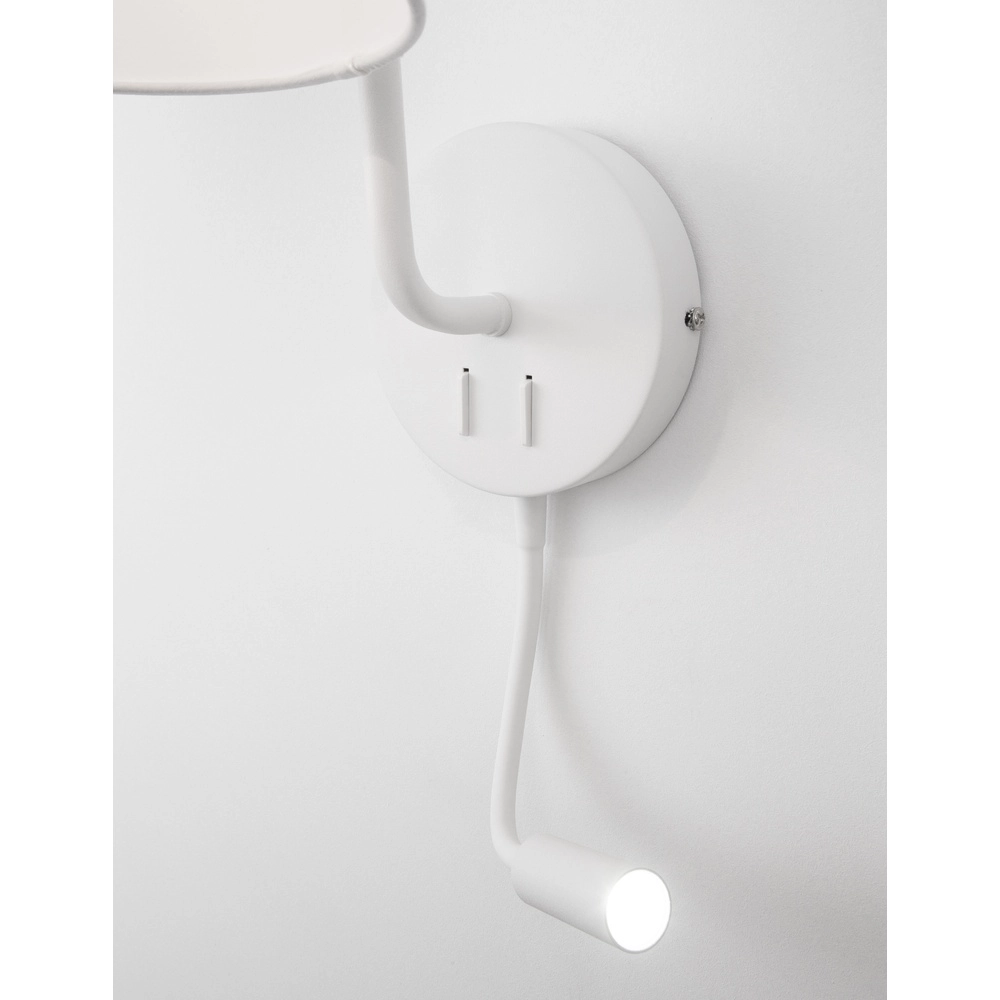 Nachttischlampe Sage weiß Lyora 5212017424044