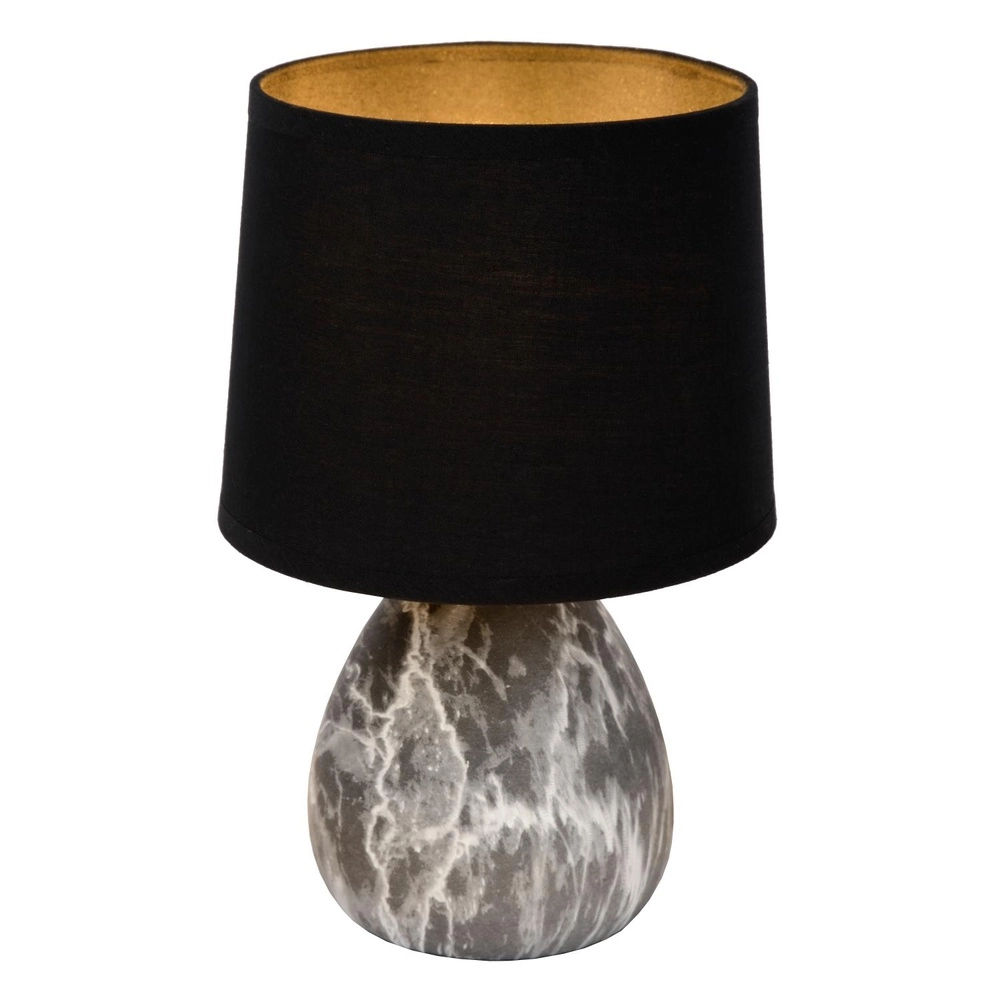 Tischlampe Marmo Schwarz Lucide 5411212470225