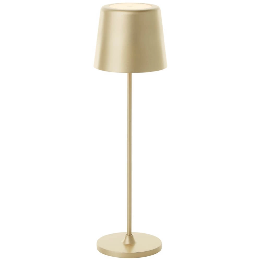 Goldene Tischlampe Kaami Design Brilliant 4004353435218