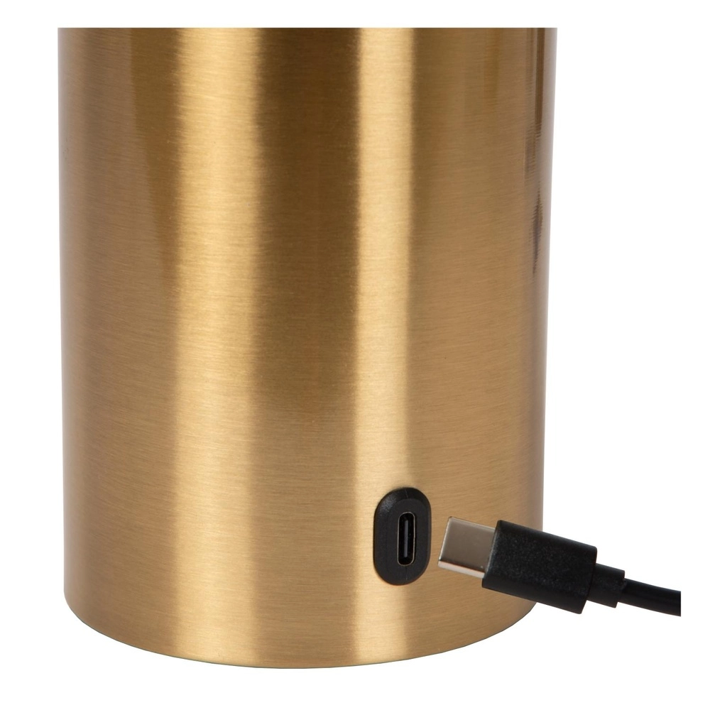 Wiederaufladbare Tischlampe Vivo Gold Lucide 5411212520845
