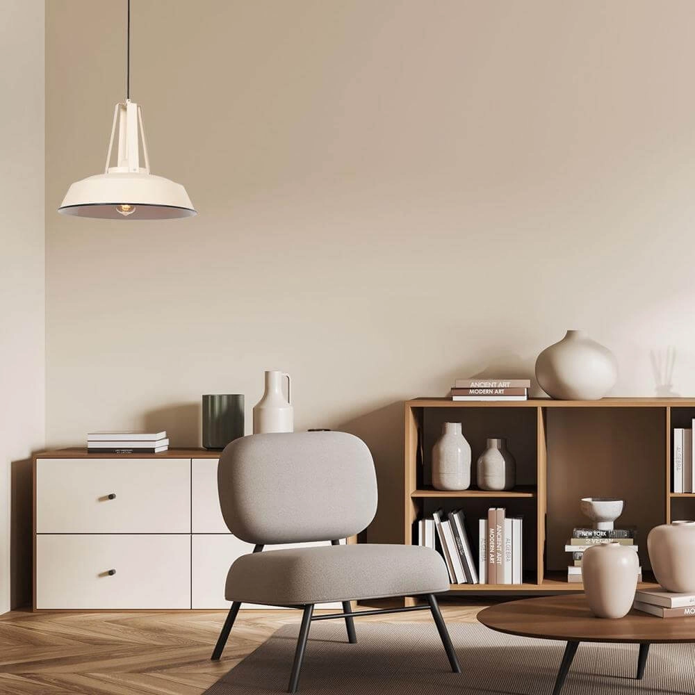 Pendelleuchte Eden creme Ø 42cm Steinhauer 8712746178708