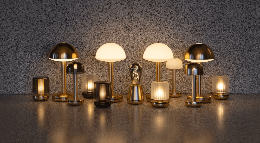 Wiederaufladbare Tischlampe Firefly bronze mattiert Humble 6097522834804