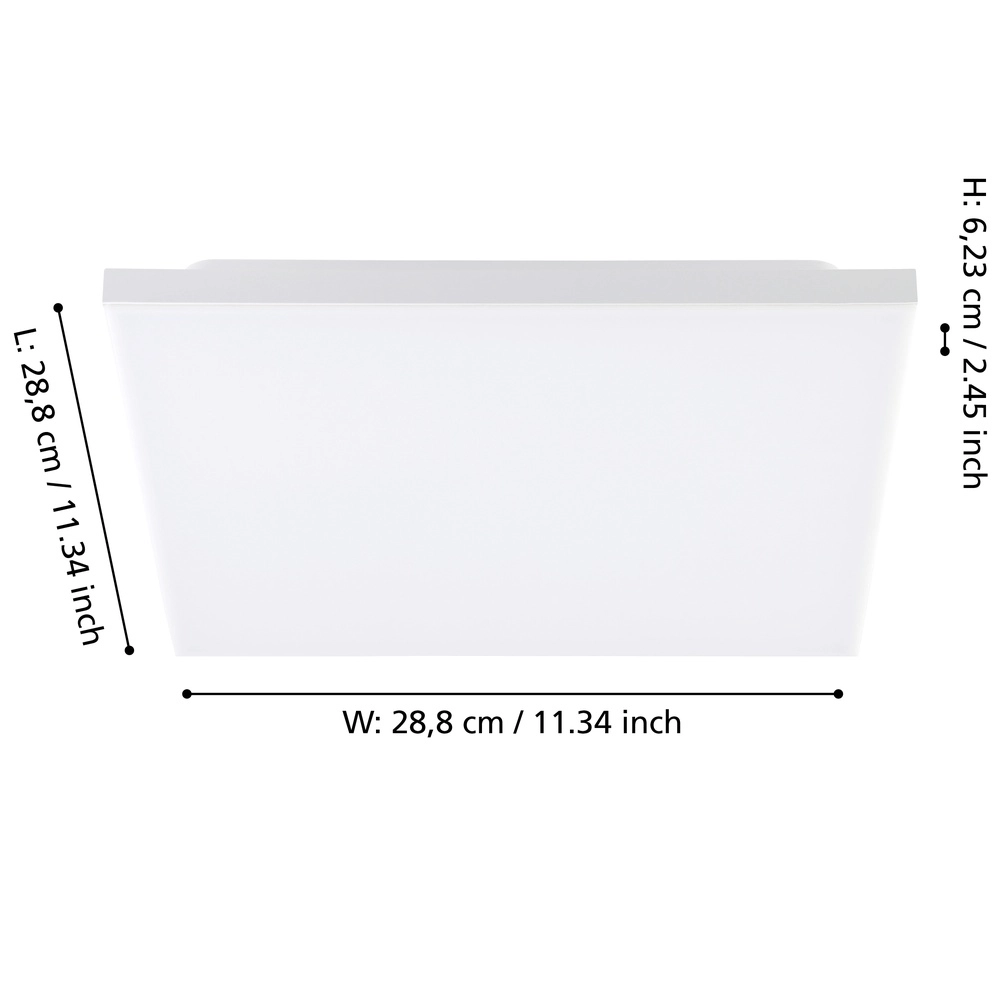 Deckenlicht weiß Turcona-B Weiß Eglo 9008606259199