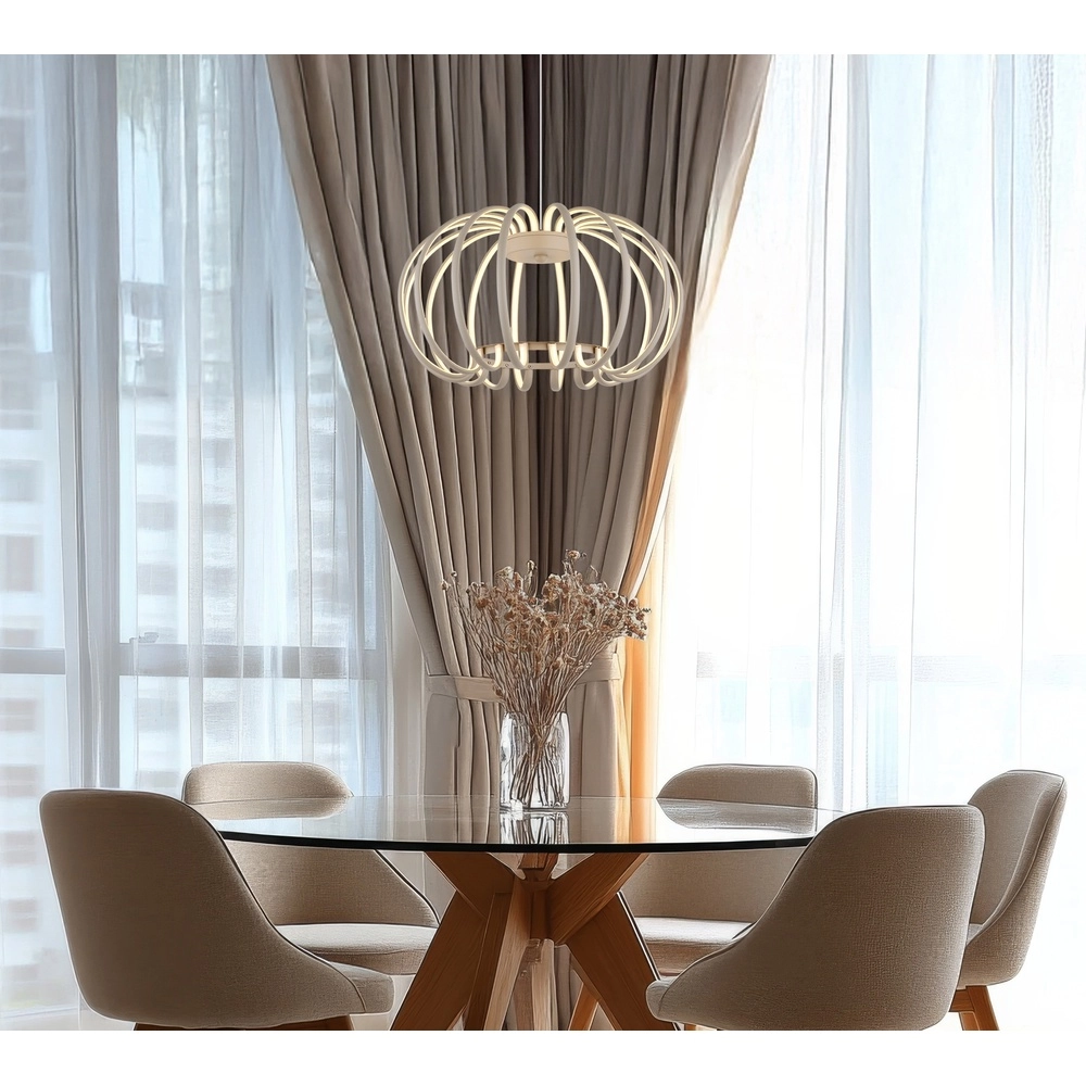 Pendelleuchte Ribbon sandbraun Globo 9007371578306