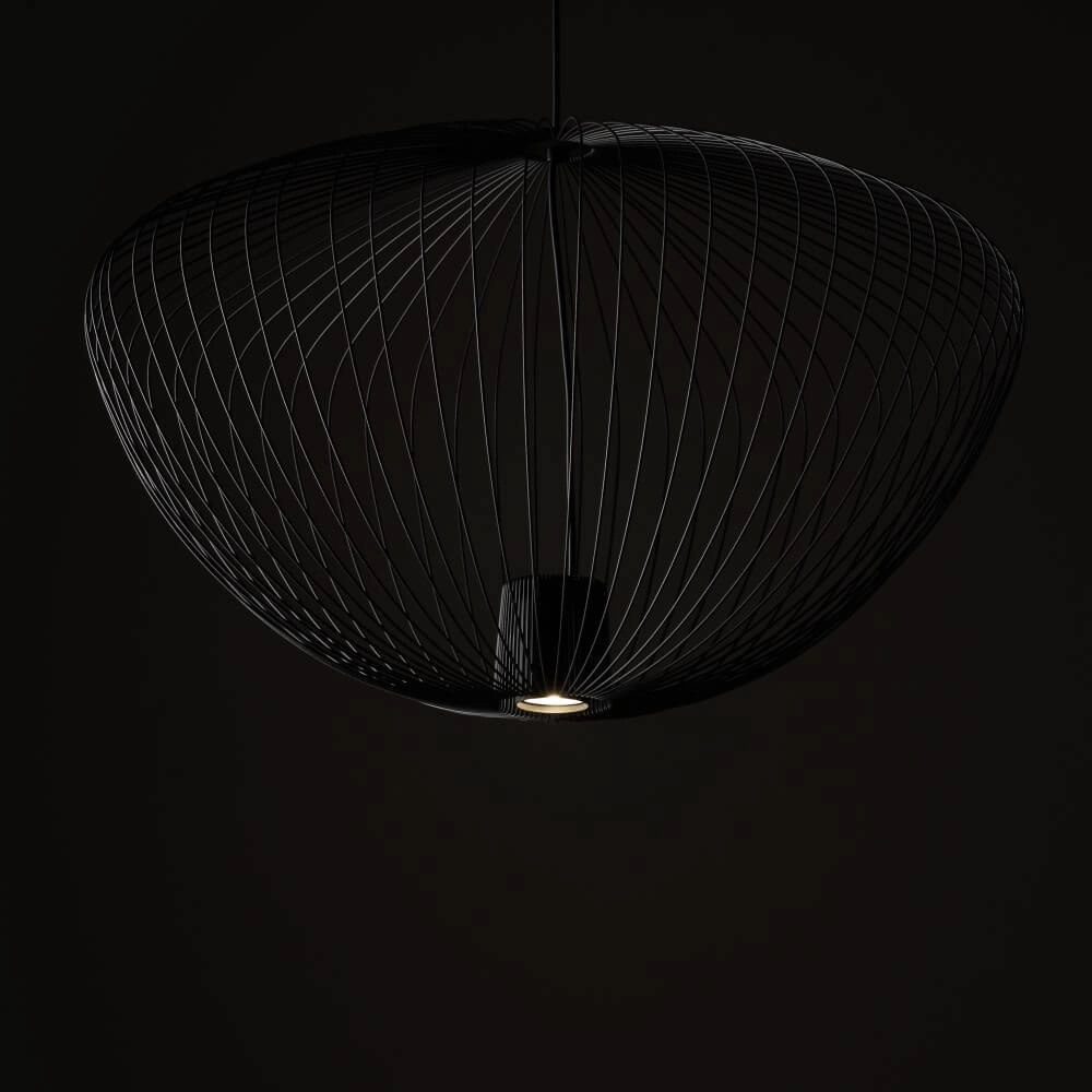 Rattan Pendelleuchte Pumpkin L Ø 70cm Lyora 5903139112529