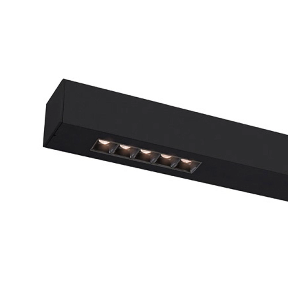 Deckenleuchte Q-Line 100 cm – 3000 K Schwarz SLV 4024163189781