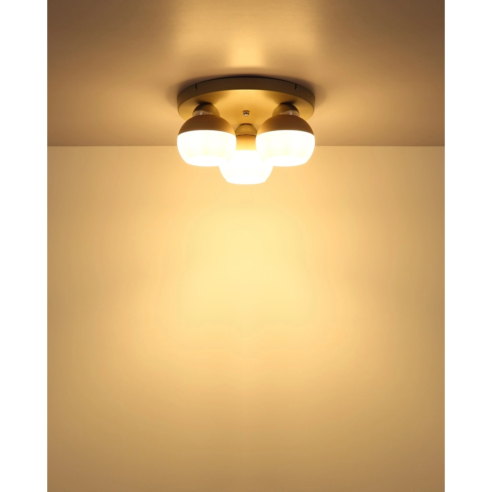 Deckenlampe Ragusa 3-hell sandbraun Globo 9007371569793