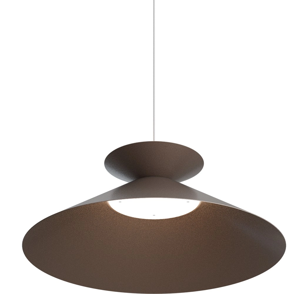 Pendellampe Ceppo Kakaobraun Ø 45 cm mit Uplight Masterlight 8718121389646