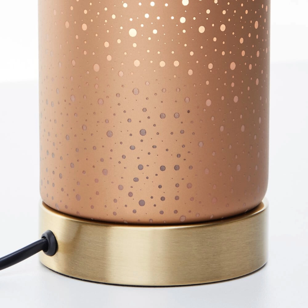 Tischlampe Scarlett Gold mit Kupferbronze Brilliant 4004353438196