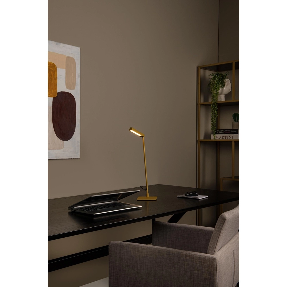 Design-Schreibtischlampe Lavale Ockergelb Lucide 5411212441645