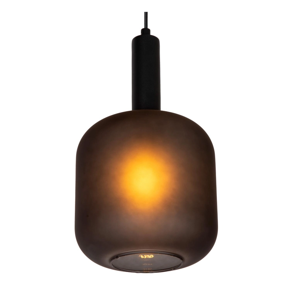 Schwarze Pendellampe Eloise 1-Licht Ø 21 cm Lucide 5411212452450