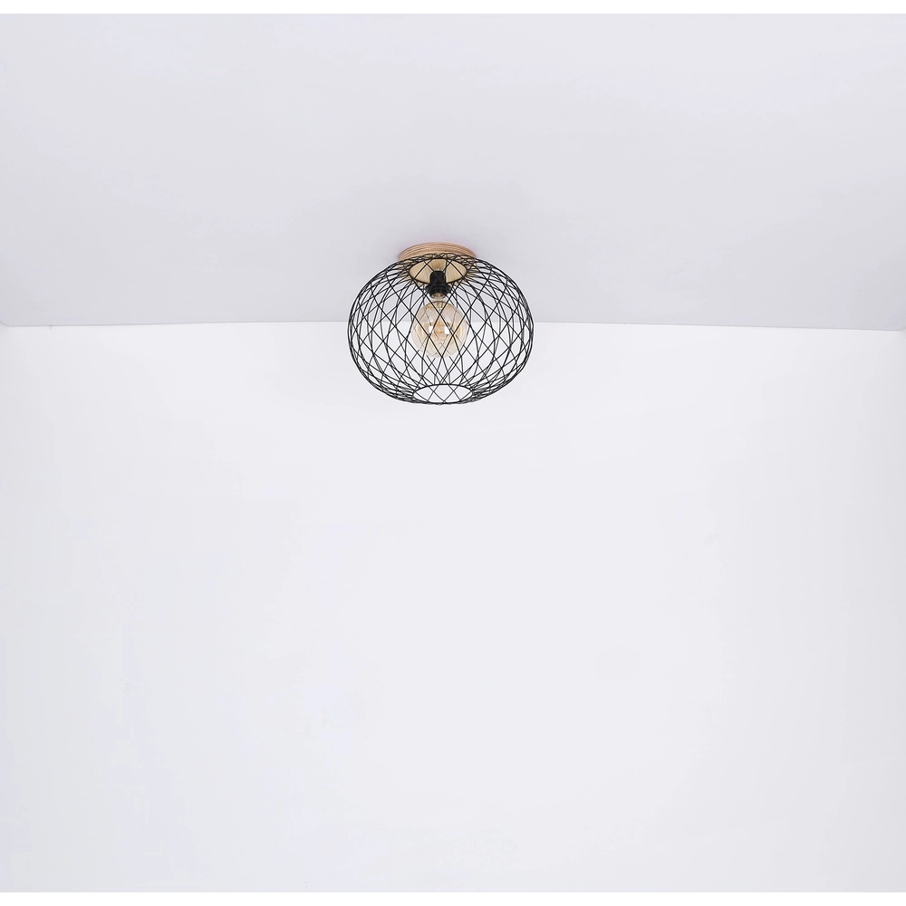 Wandlampe Lacky 2-Licht Schwarz Globo 9007371417360
