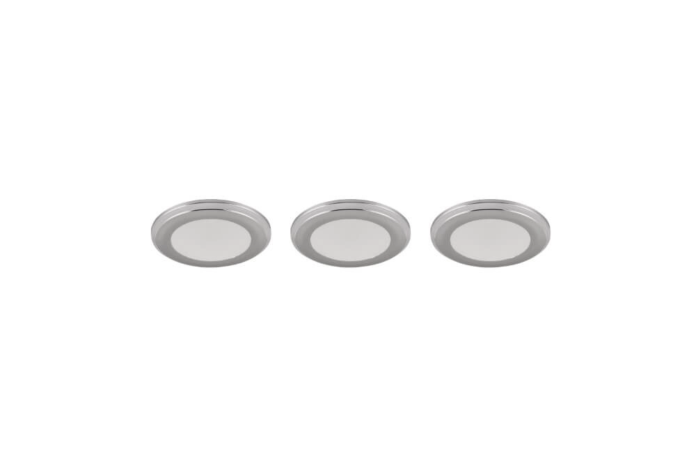 Einbaustrahler Argus Chrom 3er-Set Trio 4017807574470