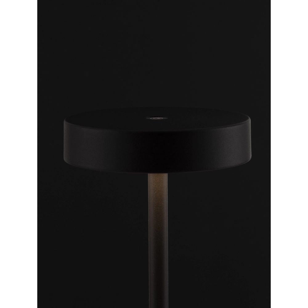 Design-Tischleuchte Fumo Wiederaufladbar Schwarz Lyora 5212017434753