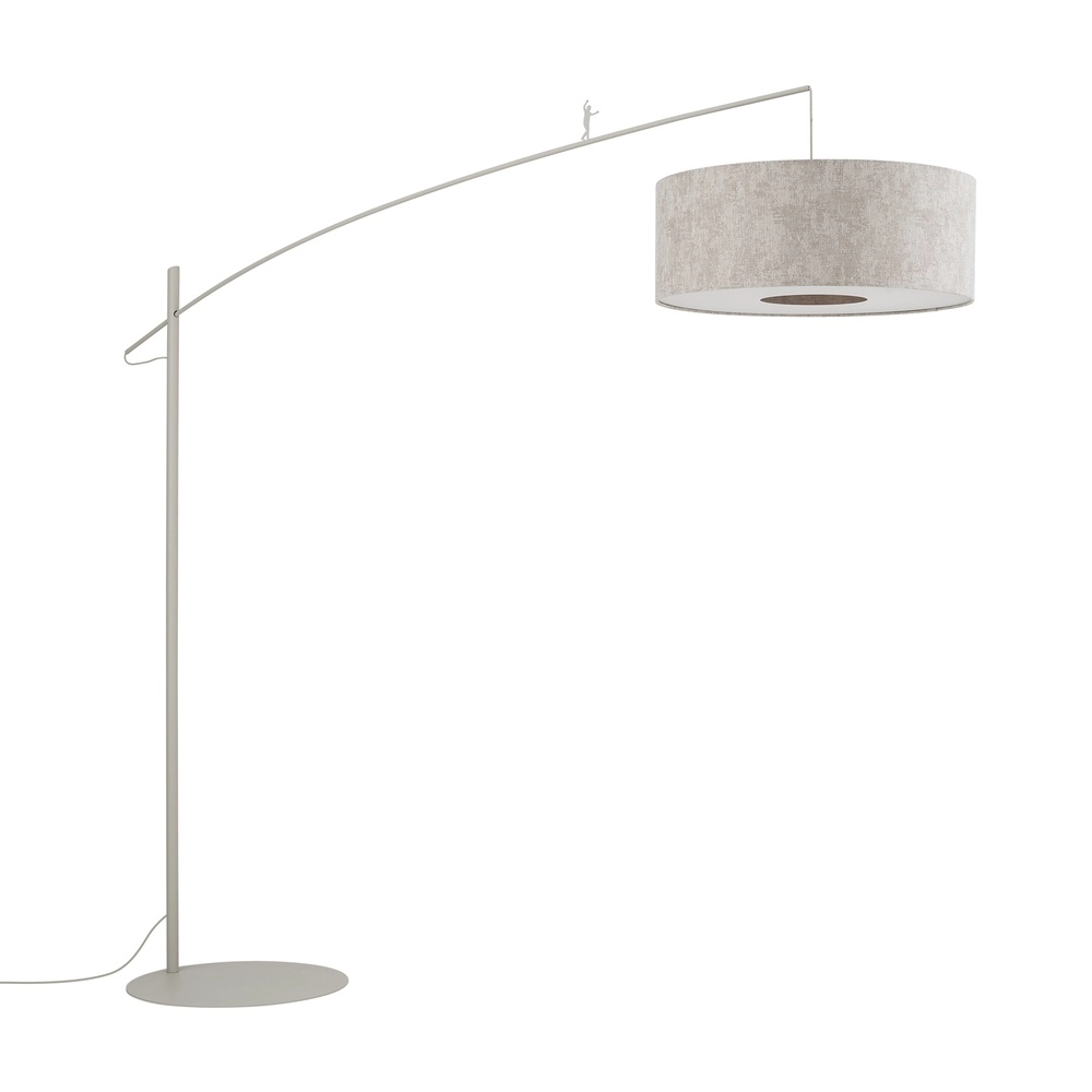 Stehlampe Poise sandbraun Ø 65 cm