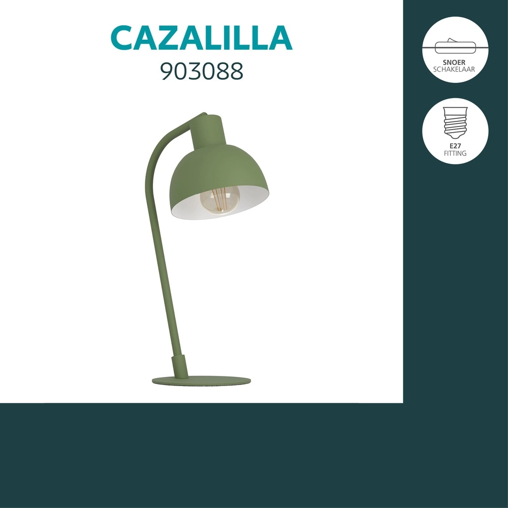 Tischlampe Cazalilla Grün