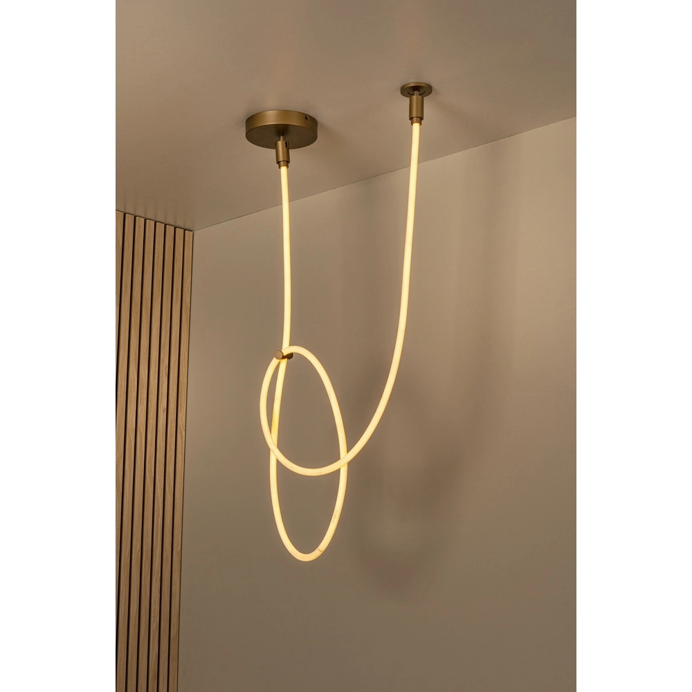 Einzigartige Deckenlampe Janderin 300 cm Champagner Lucide Vibes 5411212242075