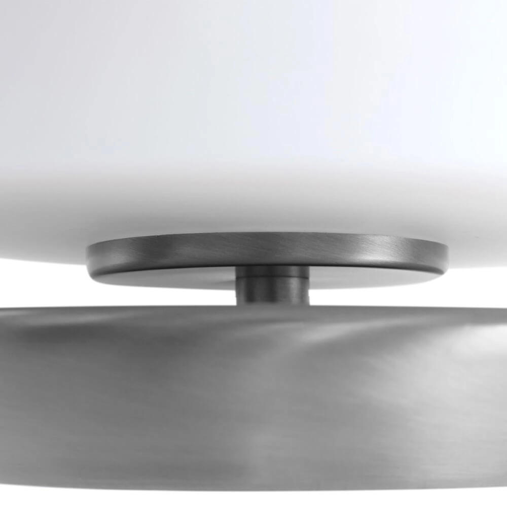 Tischlampe Ancilla 17 cm metallic-grau Steinhauer 8712746114331