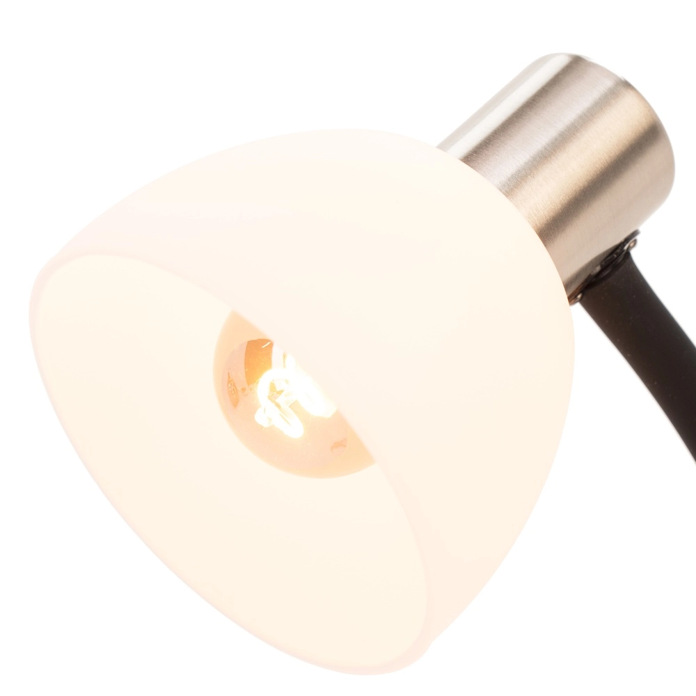 Elegante Schreibtischlampe Macere Edelstahl Eglo 9008606304325