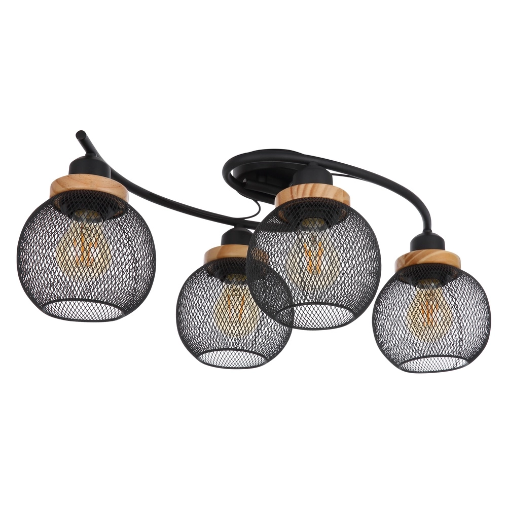 Deckenlampe Pablo Schwarzes Netz Globo 9007371429547
