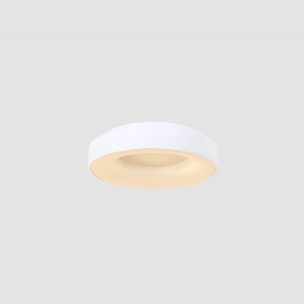 Weiße Deckenleuchte mit LED Ringlede Ø 30cm Steinhauer 8712746135763