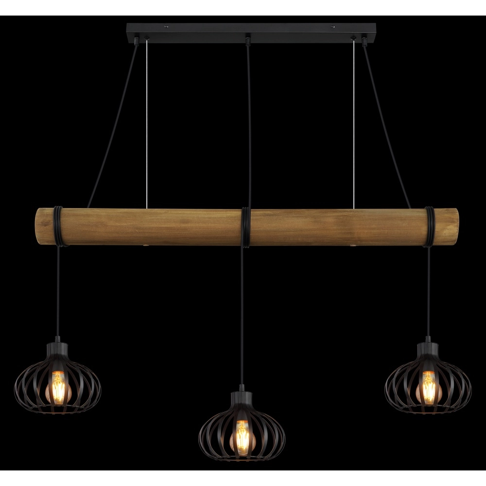 3-Licht Pendellampe Caldwell Esstisch Globo 9007371589586