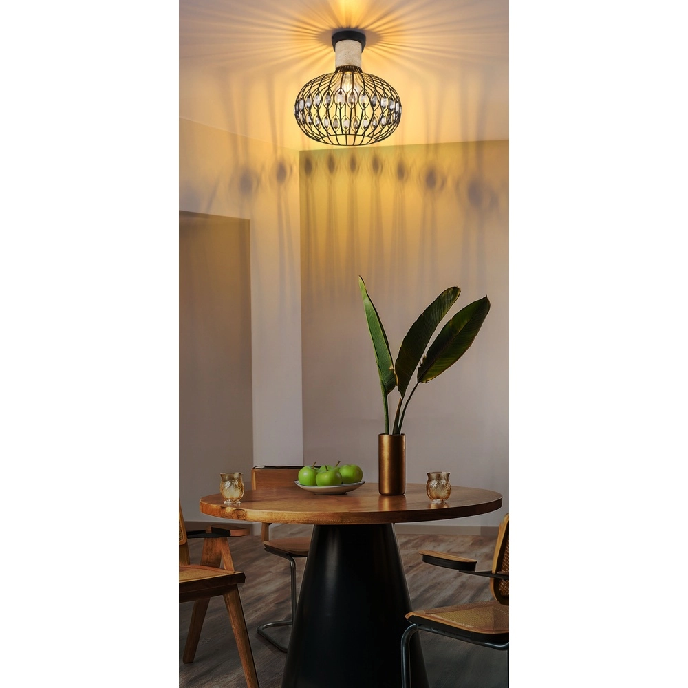 Deckenlampe Dorthy Country Black Globo 9007371575060