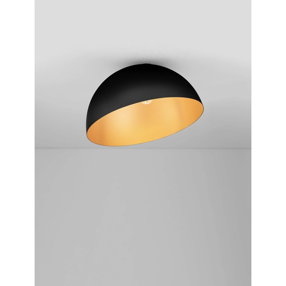 Deckenlampe Onia schwarz mit gold Ø 50cm