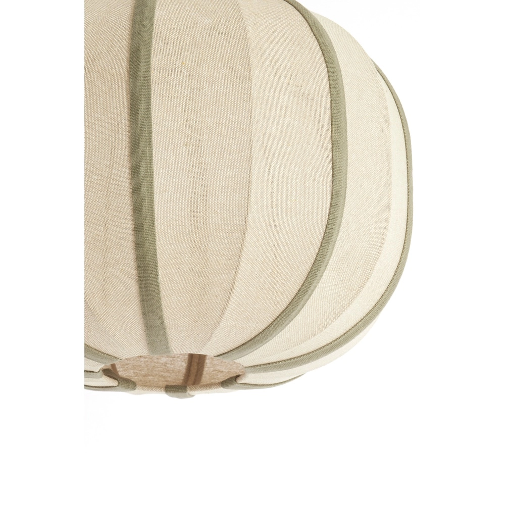 Japandi-Pendellampe Esmiria Ø 40cm – olivgrün Light & Living 8717807835927