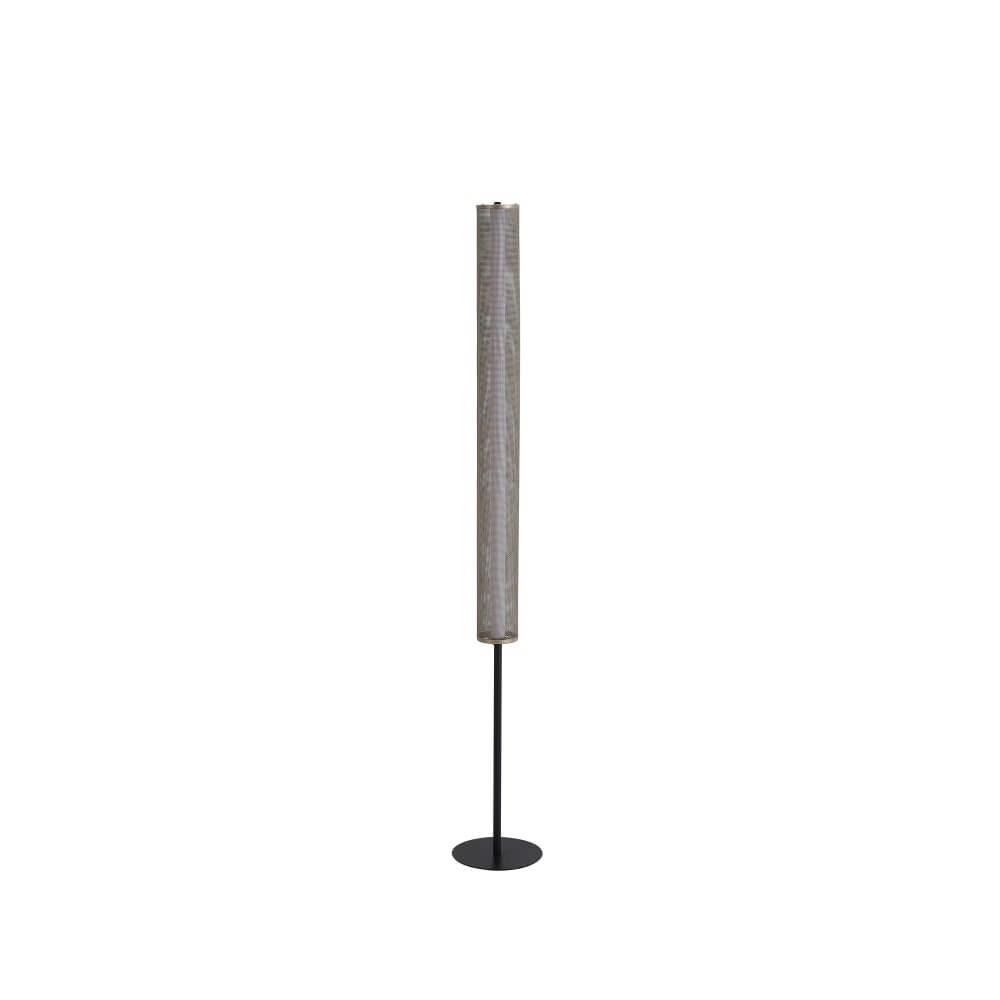Stehlampe Thread Schwarz mit goldenem Mesh Searchlight 5053423273075