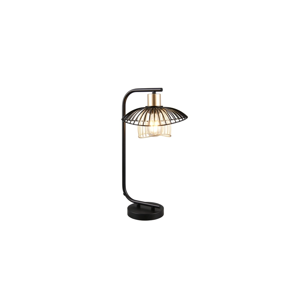 Tischlampe Lauris Schwarz Trio 4017807678123
