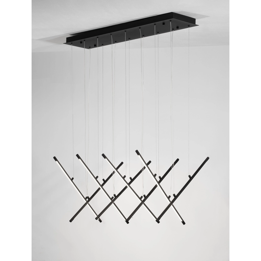 Design-Pendelleuchte Elettra schwarz Lyora 5212017446084
