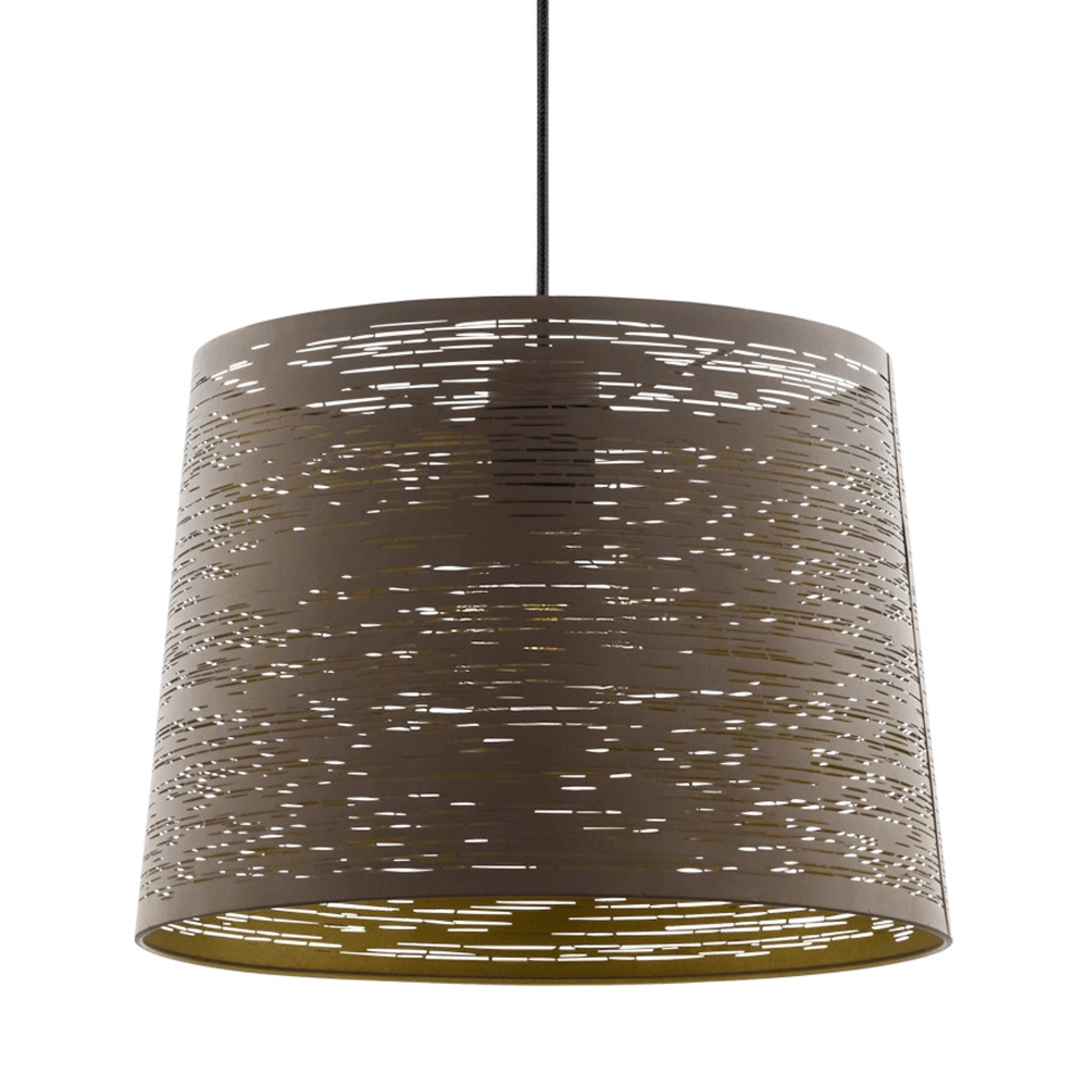 Mokka-Hängelampe Segezia Ø 35cm