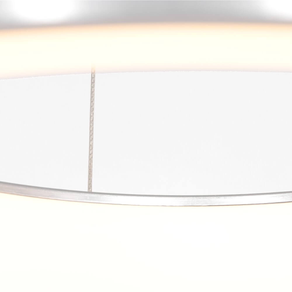 LED-Hängelampe Ringlede Ø 48cm Metallgrau Steinhauer 8712746135213